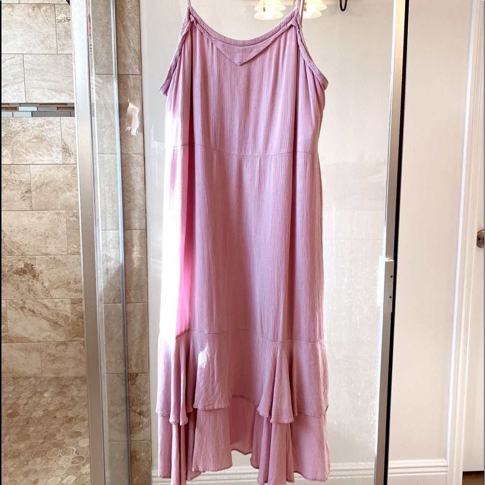 Boho midi dress — blush - Picture 5 of 5